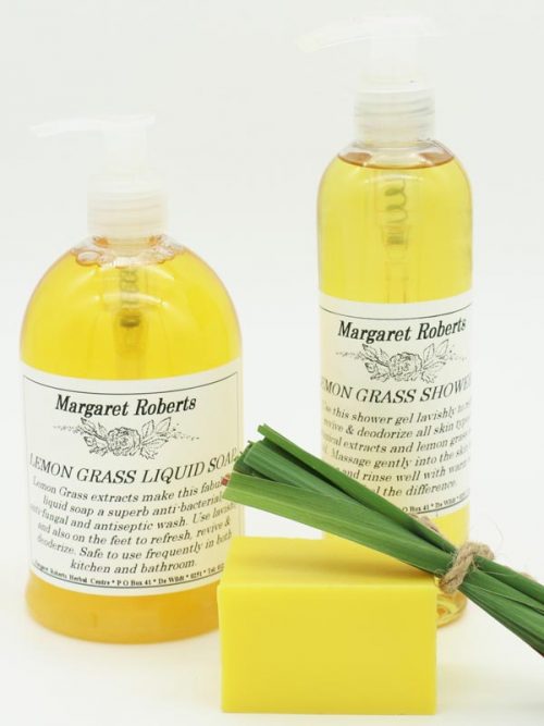 Margaret Roberts Herbal Centre - Lemon Grass Liquid Soap and Shower Gel with Lemon Grass Soap